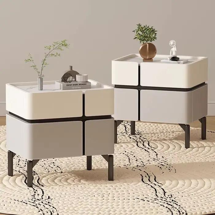 2 ensemble De Table De chevet peu encombrante