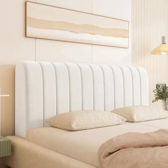 Housse de tête de lit en velours épais et doux