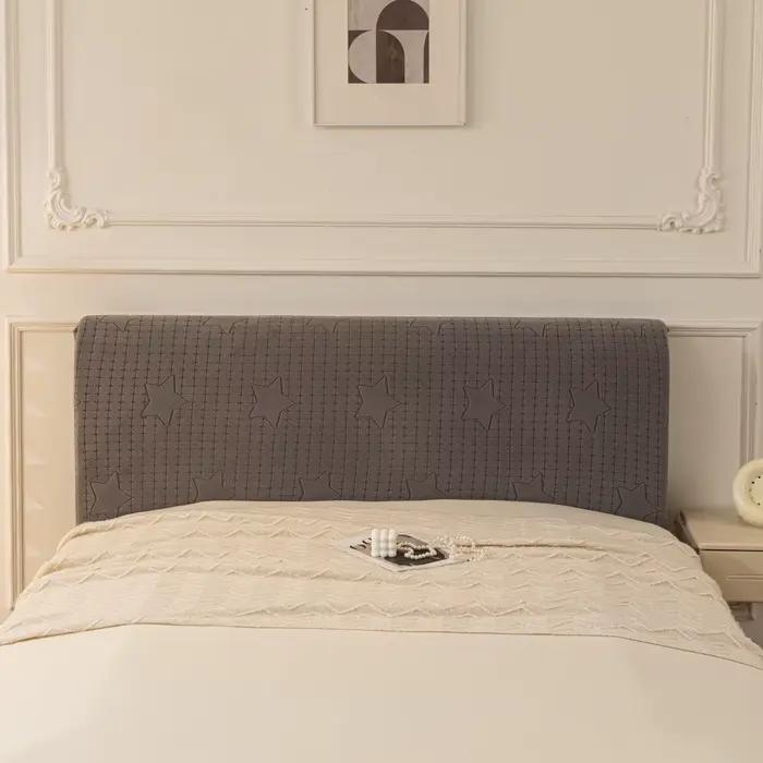 Housse de tête de lit en polaire extensible classique