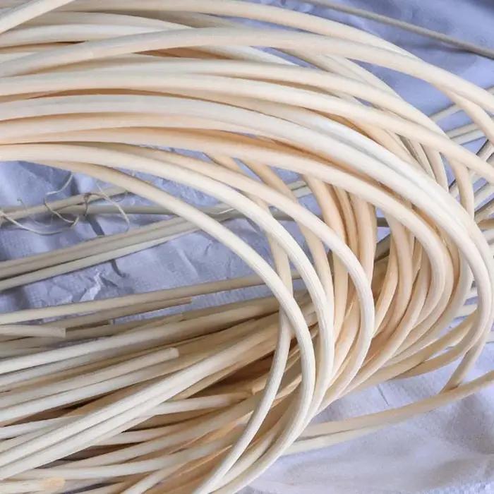 500g rond 2.5-12mm de diamètre indonésien naturel véritable rotin noyau canne bâton meubles de maison chaise écran lit