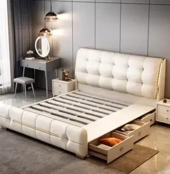 Lit Corium noir Design haut De gamme chambre moderne lit enfant en bas âge mariage luxueux Cama De Lujo Para dortoir meubles De maison