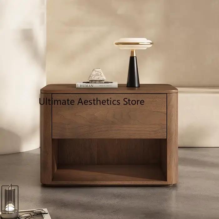 Table de chevet minimaliste de qualité supérieure, gain de place, luxe, pratique, esthétique, délicatesse, meubles de chambre à coucher