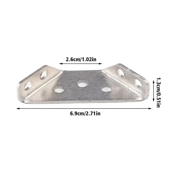 Connecteur d'angle universel pour meubles, 10 pièces, en acier inoxydable, petit Code d'angle univer