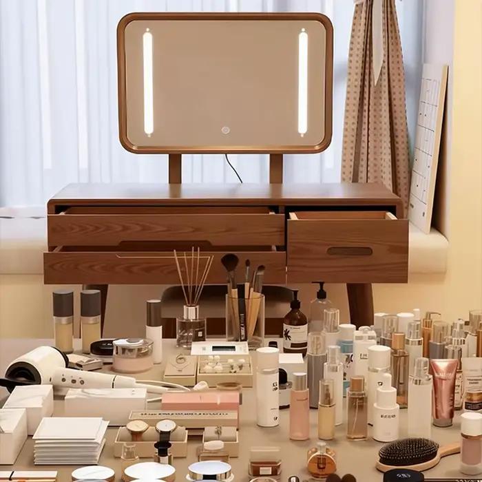 Table de toilette de luxe moderne pour chambre à coucher avec tiroirs de rangement