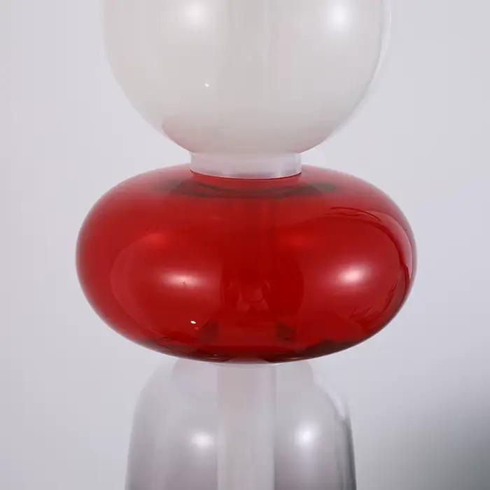 Lampe autoportante en verre de style nordique, design minimaliste, design luxueux, en frêne, luminaire décoratif d'intérieur, idéal pour un salon ou un bureau