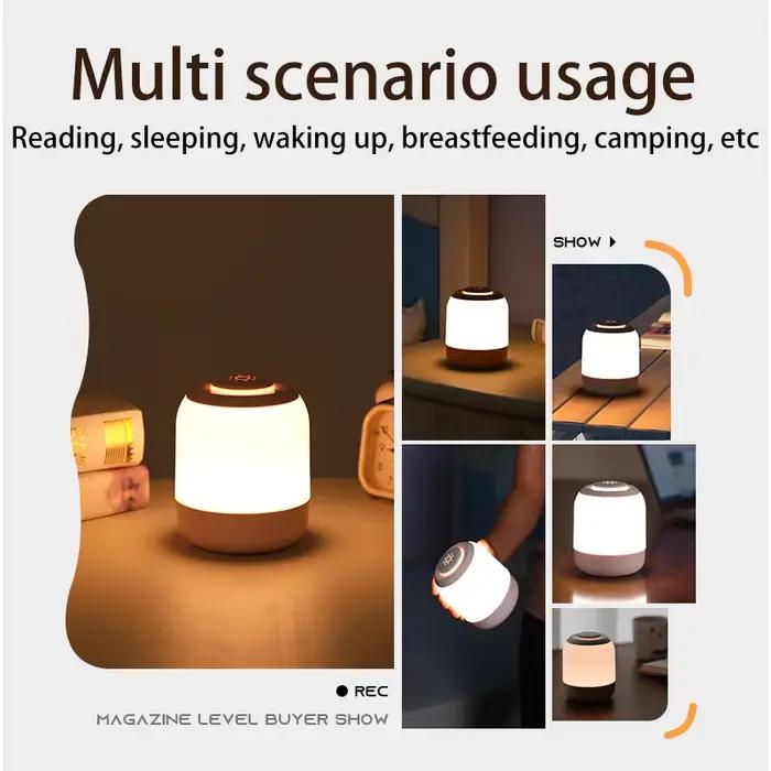 LED veilleuse lampe tactile lampe de Table lampe de chevet lampe de chambre avec capteur tactile lampe de bureau Portable lumière pour enfants cadeaux LED