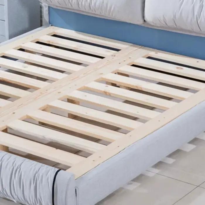 Lits De luxe modernes Double minimaliste Unique cadres De lit rembourrés dormir Cama De Lujo Para dortoir accessoires pour la maison