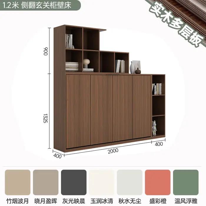 Armoires de rangement de lit fantaisie Queen Size