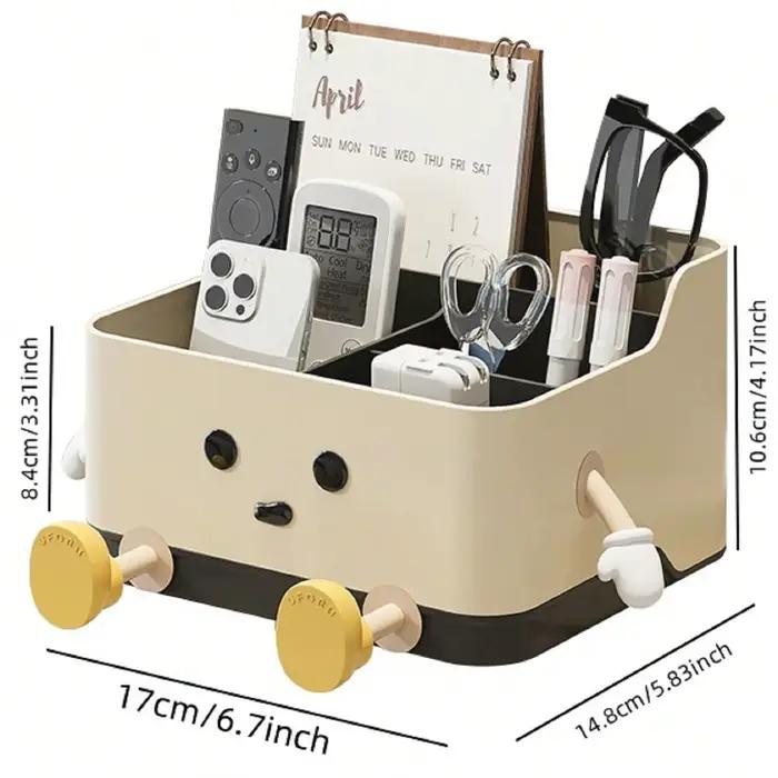 Boîte de rangement de bureau multifonctionnelle 1 pièce