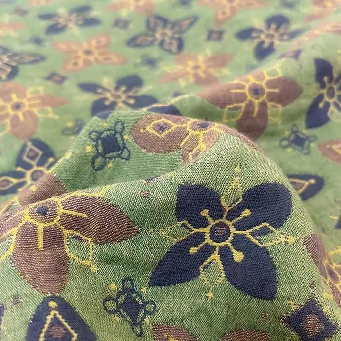 Couverture de lit double couche en coton