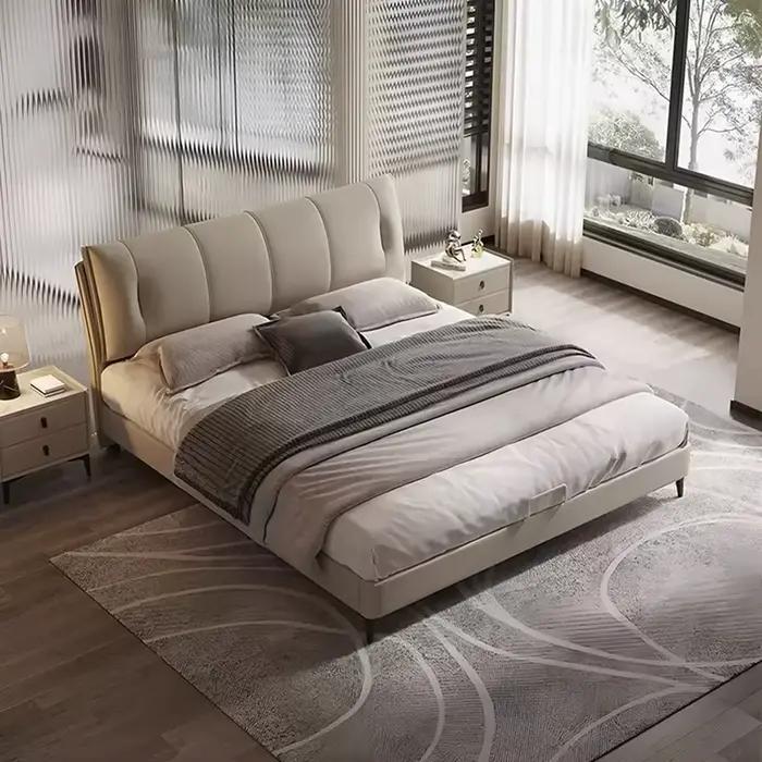 Lit fantaisie rembourré King Size