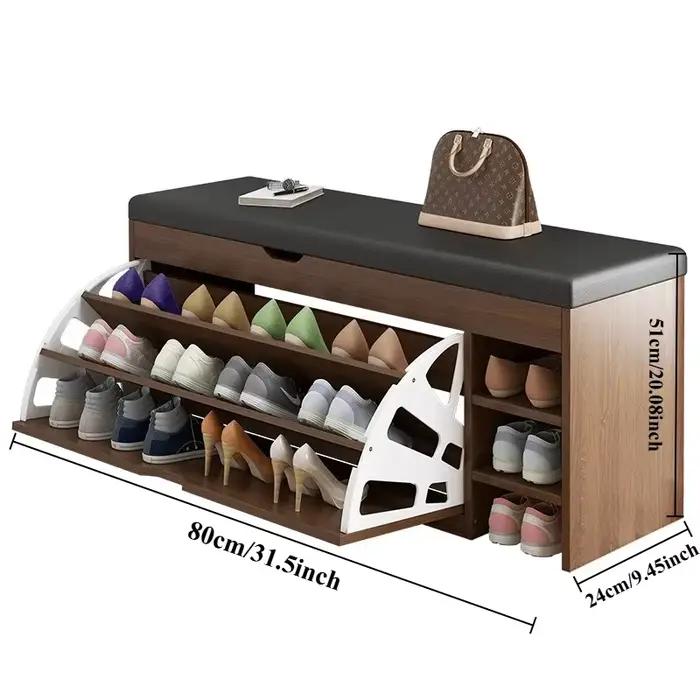 Armoire à chaussures tabouret entrée de maison