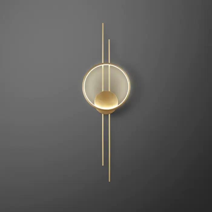 Applique murale LED en cuivre avec variateur de température