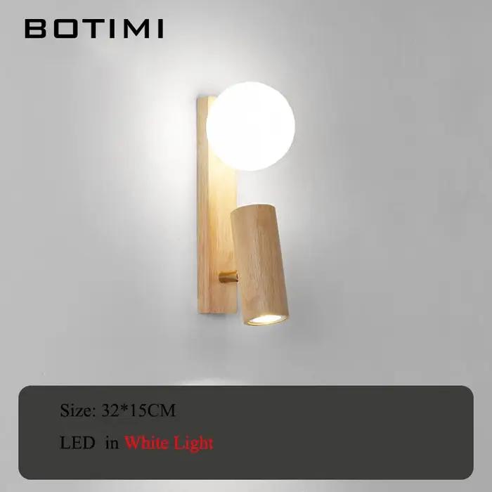 BOTIMI réglable en bois massif chevet applique moderne