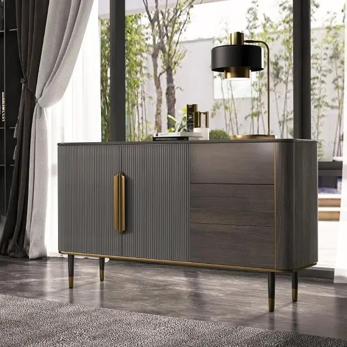 Meuble d'appoint moderne de luxe léger pour entrée de hall