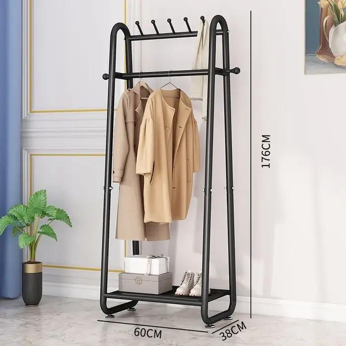 Cintre sur pied pliable et amovible en métal