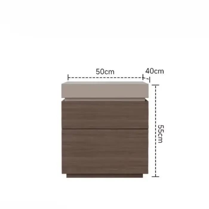 Table de chevet multifonctionnelle en bois