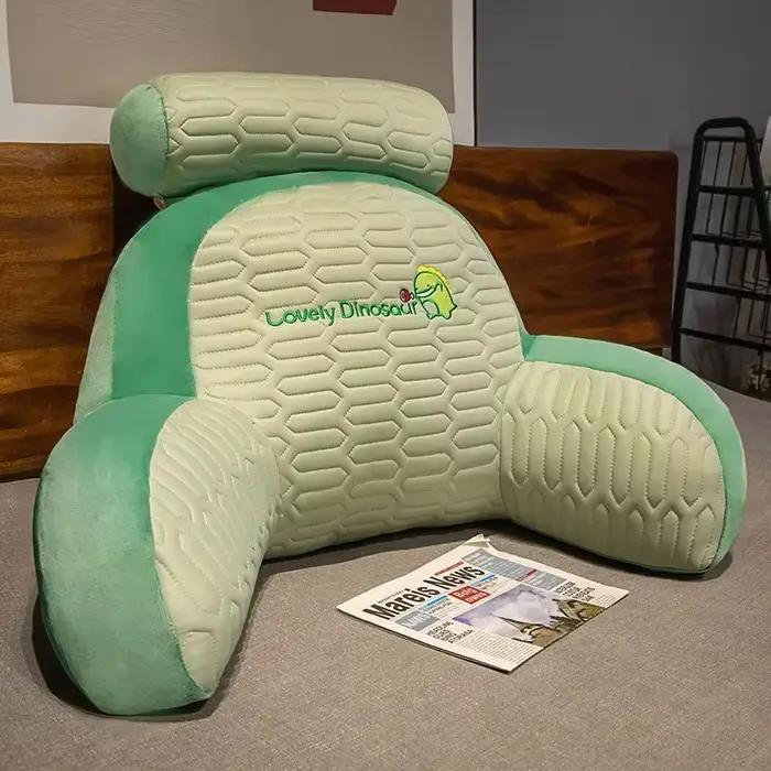 Coussin de dossier en latex grand format pour tête de lit – Oreiller de soutien idéal pour dortoir