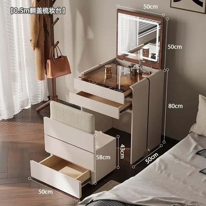 Coiffeuse chambre Design minimaliste nouveau Mini Table de chevet rangement élégant