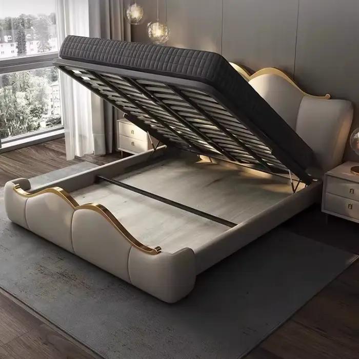 Lit de rangement design esthétique pour mariage 2x2