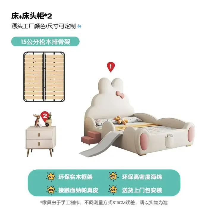 Lit en bois p*-150x200cm avec cadre intégral, pour chambre à coucher, disponible en tailles king size, twin, enfant, simple, avec fonction toboggan, tête de lit, mobilier de maison