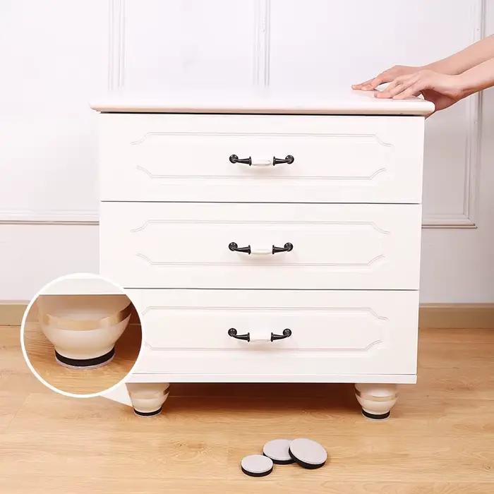 Coussinets de pieds antidérapants pour meubles en feutre épais, 4 pièces, couvre-pieds pour canapé-l