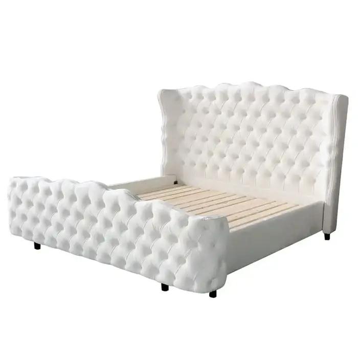 Ensemble de chambre à coucher avec couette de lit esthétique moderne