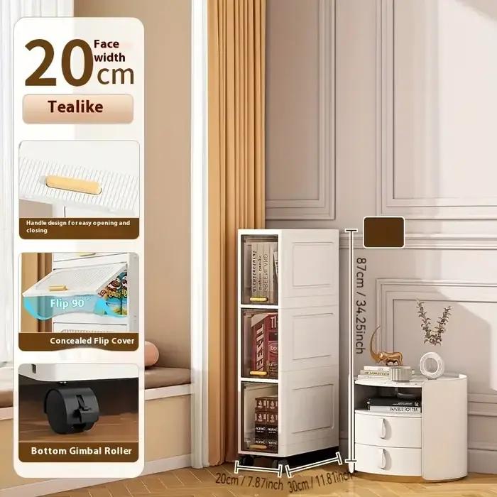 Armoire de rangement mince de 20cm