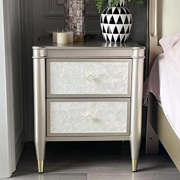 Tables De chevet Glam françaises modernes De luxe Premium beauté