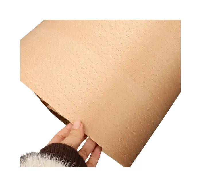 Meubles décoratifs en placage de bois de hêtre naturel, accessoires pour la maison, longueur: 2.5 mè