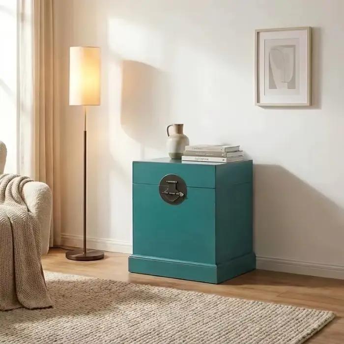 Table de chevet de luxe multifonctionnelle avec rangement