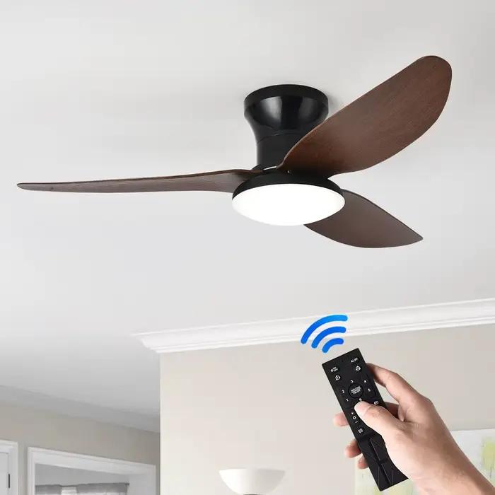 Lumière de ventilateur de chambre à coucher, plafonnier de ventilateur de plafond, plafond à énergie