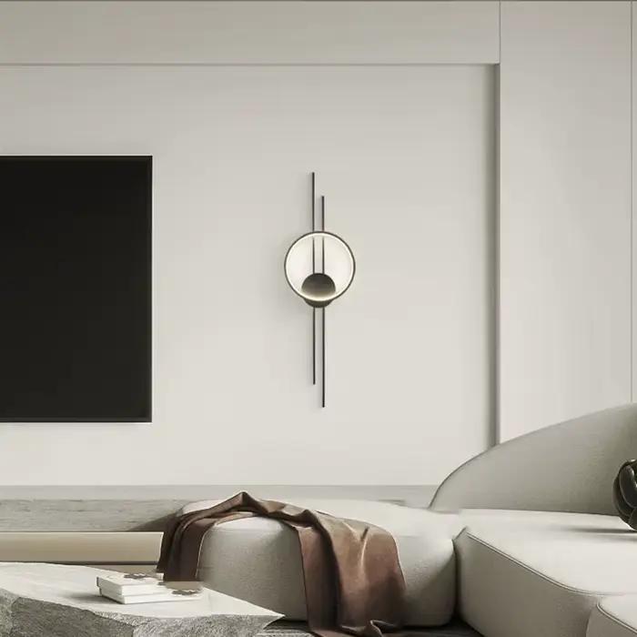 Applique murale LED en cuivre avec variateur de température
