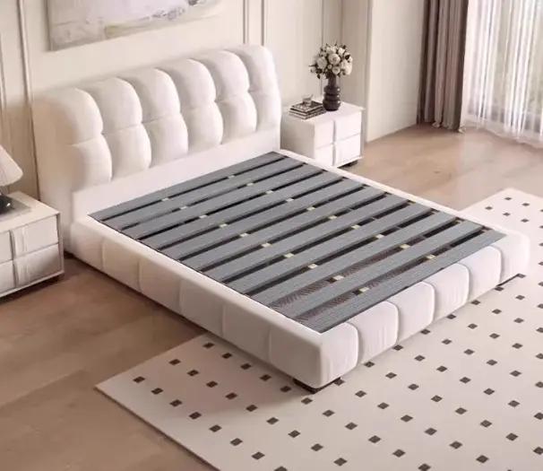 Tables de chevet Double lit nordique tiroirs de rangement Queen rembourrage lit crème Deluxe filles Muebles Para dortoir meubles