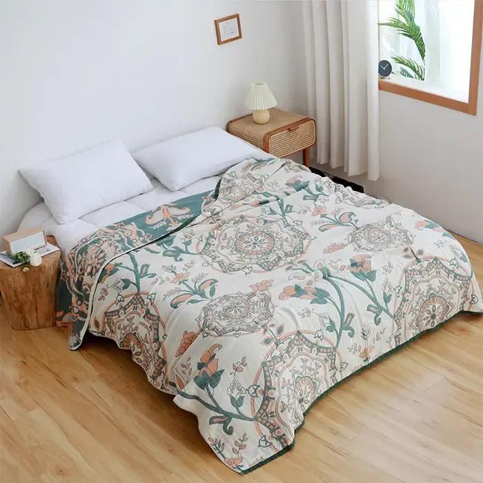 Couverture en coton pour lits