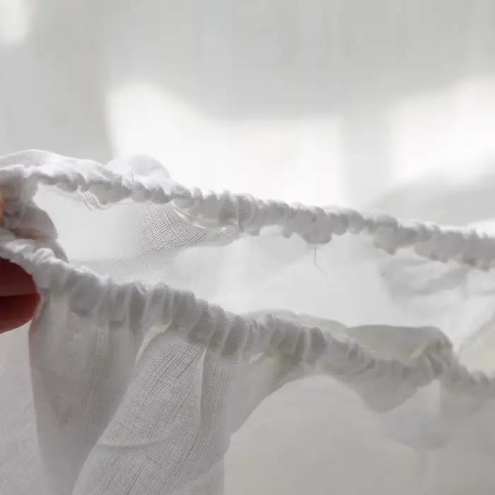 Drap-housse 100% lin avec bande élastique