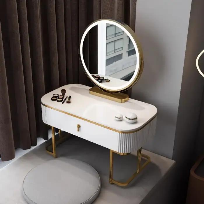 Rangement maquillage coiffeuse étagère organisateur bijoux Design
