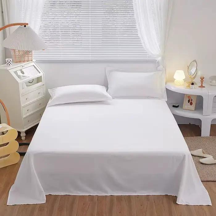 Un drap de lit simple (hors taies d'oreiller et inserts