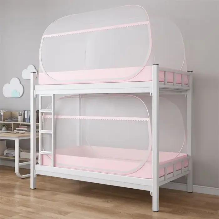 Moustiquaire pour lit superposé à Double fermeture éclair