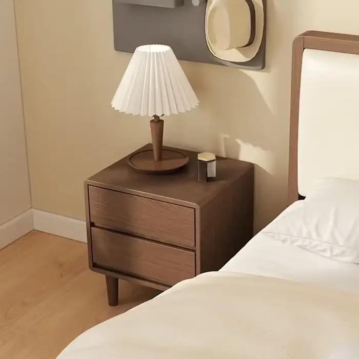 Table de chevet en bois massif pur, casier de chambre à coucher moderne et Simple, petite armoire de rangement pour la maison