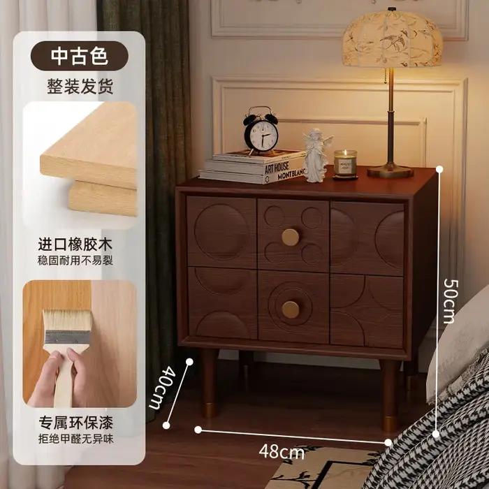 Tables De chevet simples européennes avec rangement beauté élégante