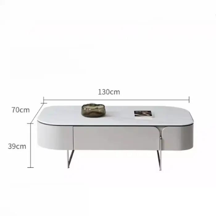 Table basse italienne avec tiroirs de rangement