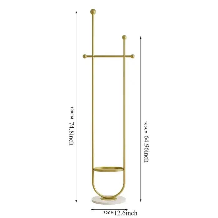 Support Portable porte-vêtements chambre support au sol cintre porte-chapeau maison moderne Perchero