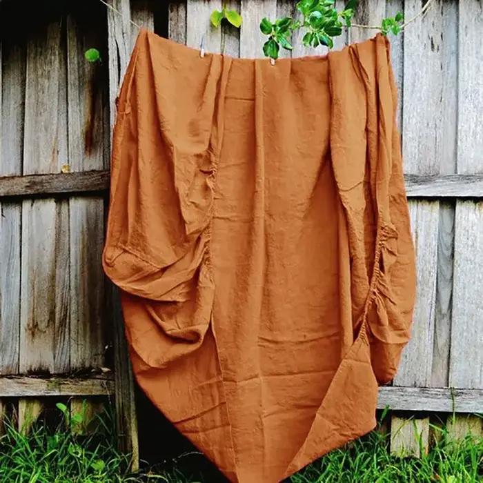 Drap-housse 100% lin, housse de matelas