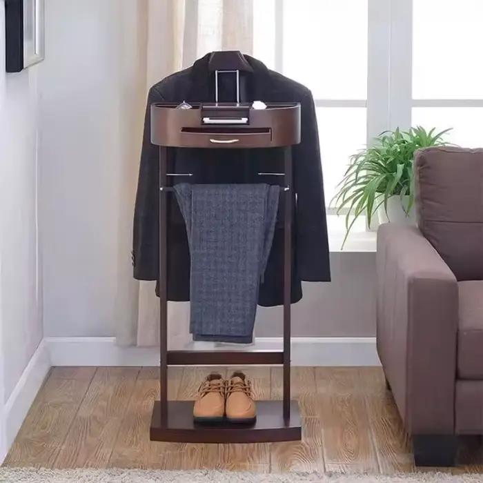 Porte-vêtements moderne pour chambre à coucher avec tiroir