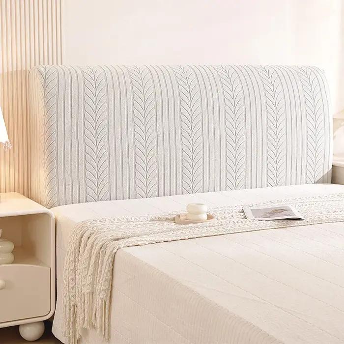 Housse de tête de lit en jacquard élastique de haute qualité