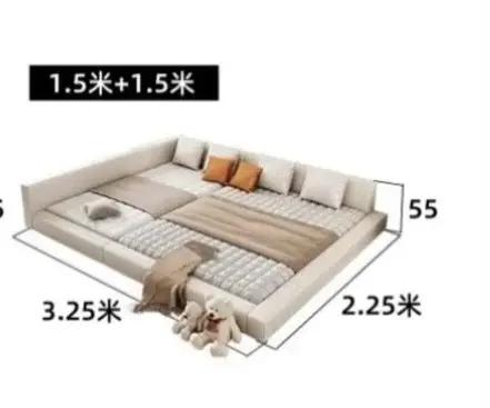 Tête de lit rembourrée blanche