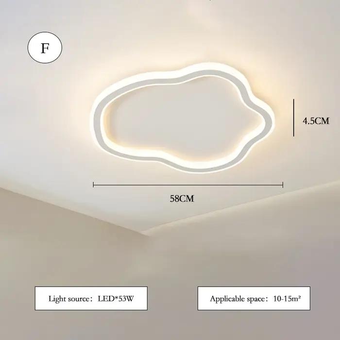 Plafonniers de chambre à coucher minimalistes