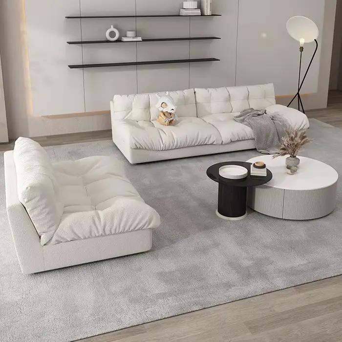 Confortable Relax salon canapés sol classique doux paresseux canapé coussin Double Woonkamer Banken meubles de maison accessoires