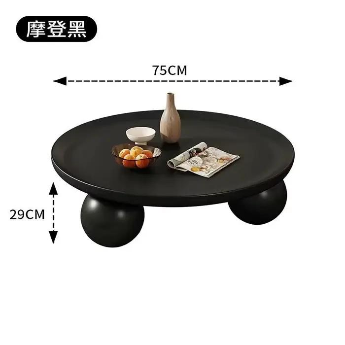Table d'appoint ronde pour canapé